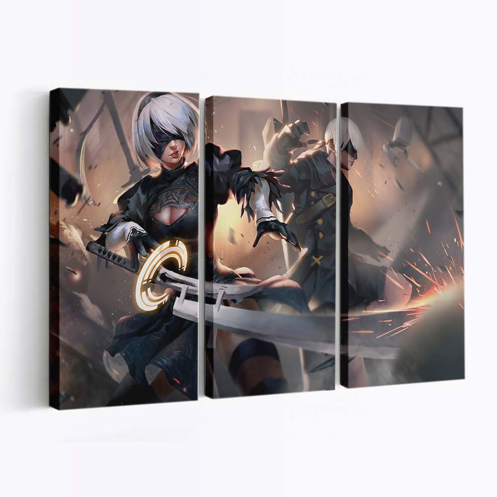 nier automata 2b and 9s gl
